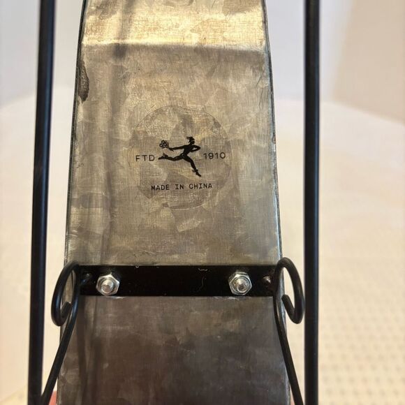 FTD Flowers Metal Prancer Reindeer Sleigh Planter With Plastic Liner - Picture 9 of 10